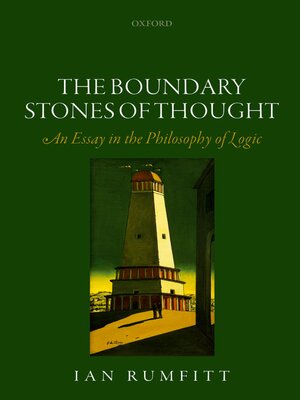 cover image of The Boundary Stones of Thought